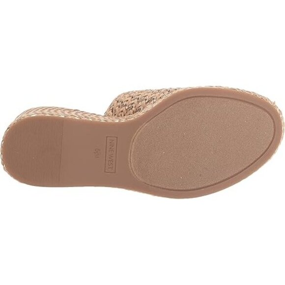 Nine West Women's Everie Woven High Platform Wedge Sandals - Picture 4 of 7